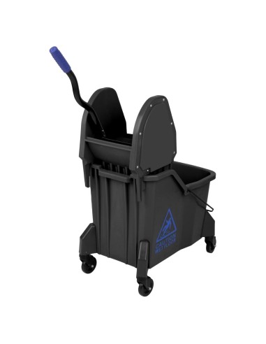 Seau essoreur deux compartiments Jantex bleu 30L