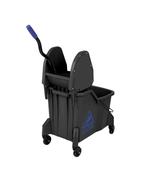 Seau essoreur deux compartiments Jantex bleu 30L