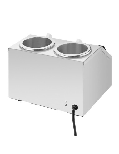 Chauffe-sauce double Buffalo 400W - inox