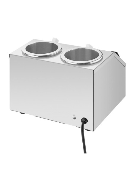 Chauffe-sauce double Buffalo 400W - inox