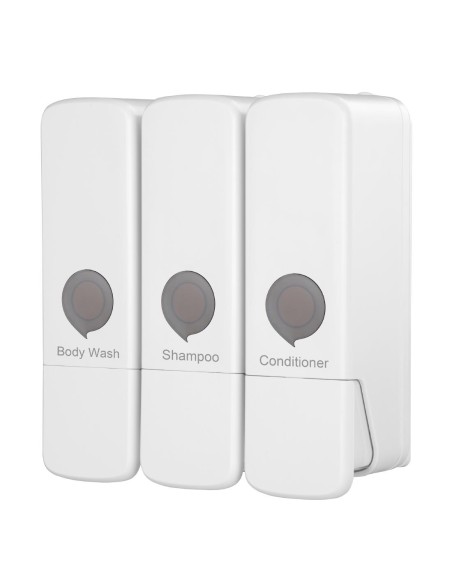 Distributeur de douche triple Jantex blanc - Compact et pratique