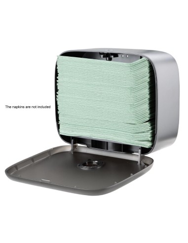Distributeur d'essuie-mains compact Jantex noir - 218x271mm