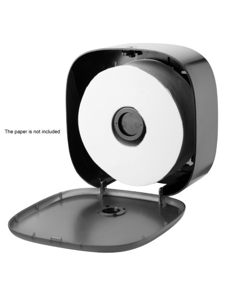 Distributeur papier toilette Jantex Jumbo noir - ABS robuste