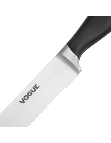 Couteau à trancher dentelé Soft Grip Vogue 30 cm