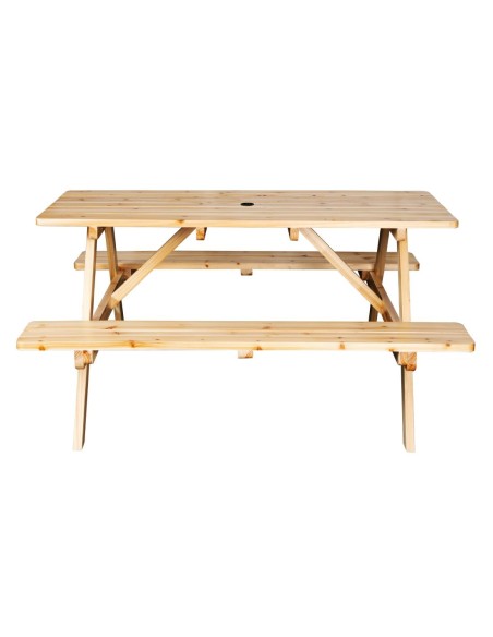 Table de pique-nique Bolero Elements 1532 mm - Bois naturel