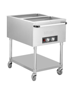 Bain-marie mobile Buffalo 2x GN 1/1 - 500W