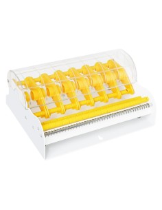 Distributeur métallique multi-étiquettes Hygiplas 25mm - Jaune