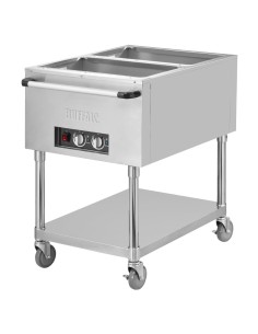 Bain-marie mobile Buffalo 2x GN 1/1 - 500W 2