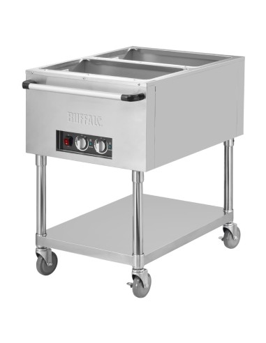 Bain-marie mobile Buffalo 2x GN 1/1 - 500W