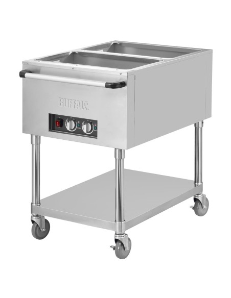 Bain-marie mobile Buffalo 2x GN 1/1 - 500W