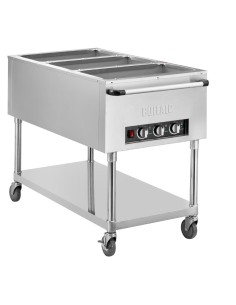 Bain-marie mobile Buffalo 3x GN 1/1 - 750W
