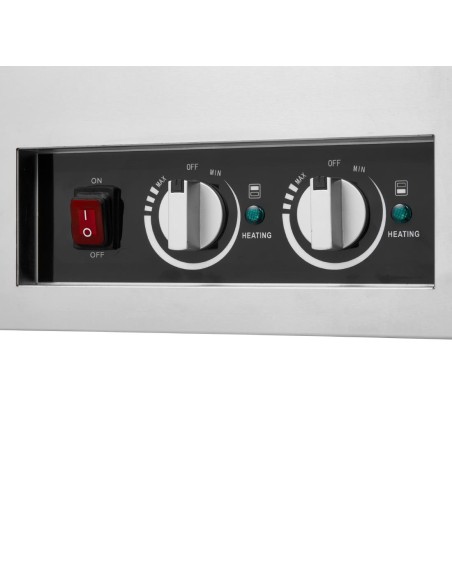 Bain-marie mobile Buffalo 2x GN 1/1 - 500W