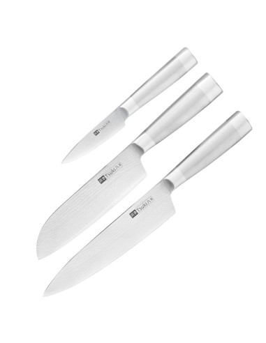 Ensemble 3 couteaux Vogue Tsuki Series 8 - inox