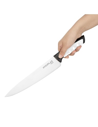 Couteau de cuisine Hygiplas Pro blanc 25cm - Chef professionnel