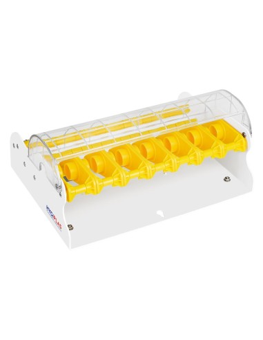 Distributeur métallique multi-étiquettes Hygiplas 25mm - Jaune