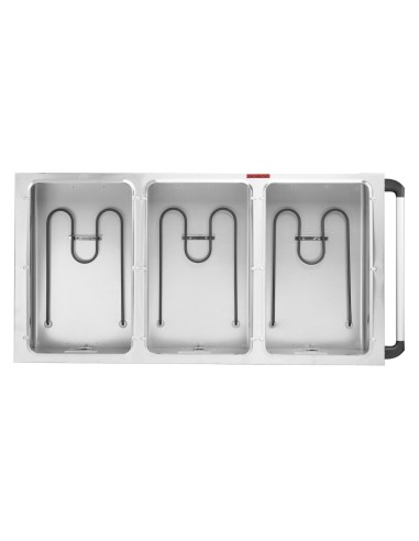 Bain-marie mobile Buffalo 3x GN 1/1 - 750W