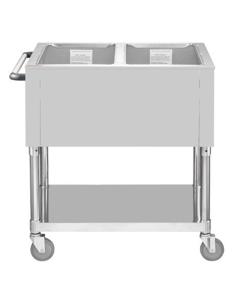 Bain-marie mobile Buffalo 2x GN 1/1 - 500W