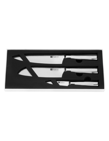 Ensemble 3 couteaux Vogue Tsuki Series 8 - inox