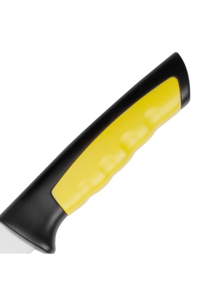 Couteau à trancher denté Hygiplas Pro jaune 25 cm