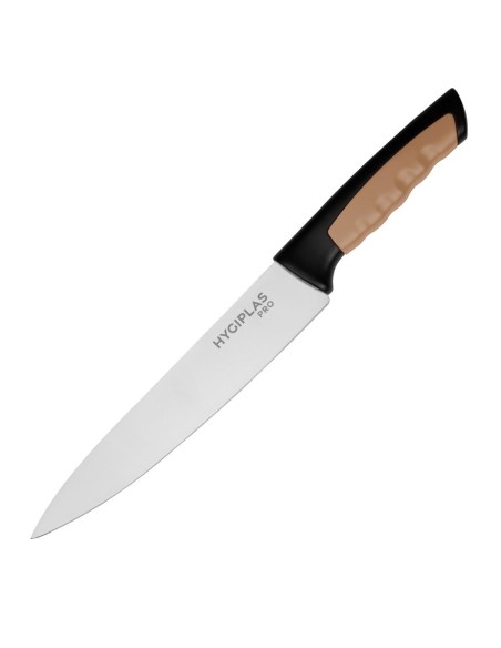 Couteau de cuisine Hygiplas Pro marron 21,5 cm