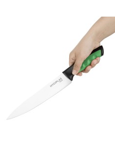 Couteau Hygiplas Pro vert 21,5 cm - coupe précise fruits & légumes 2