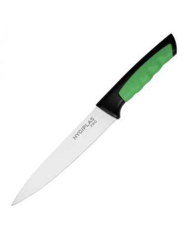 Couteau Hygiplas Pro vert 16 cm - Fruits & légumes