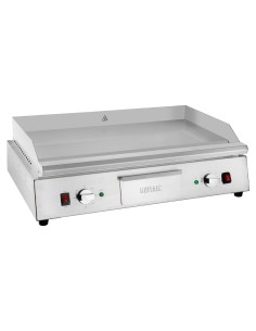 Plancha chromée double zone Buffalo 790 mm - 5 kW
