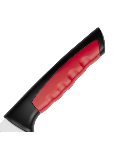 Couteau à désosser Hygiplas Pro rouge 15 cm