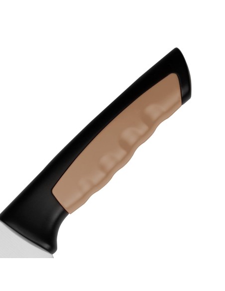 Couteau de cuisine Hygiplas Pro marron 21,5 cm