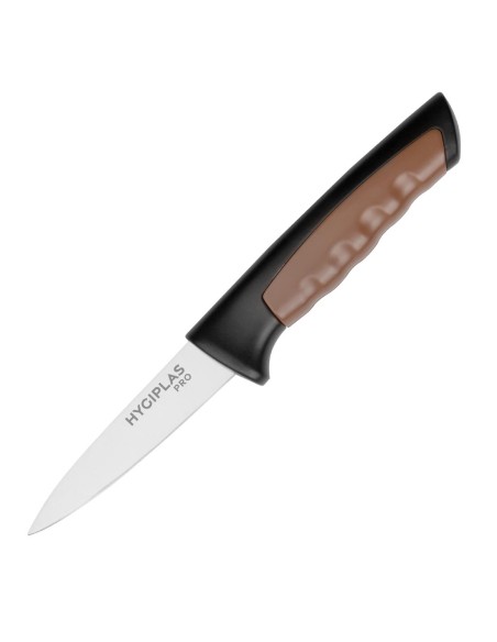 Couteau d'office Hygiplas Pro marron 8,5cm