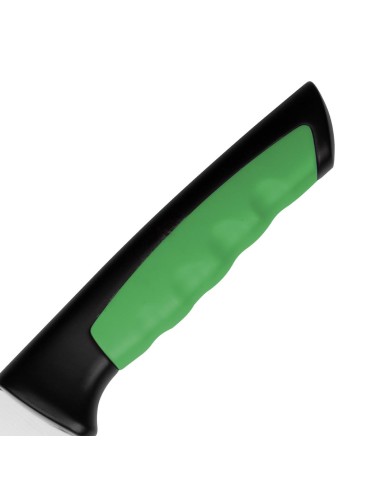 Couteau Hygiplas Pro vert 16 cm - Fruits & légumes