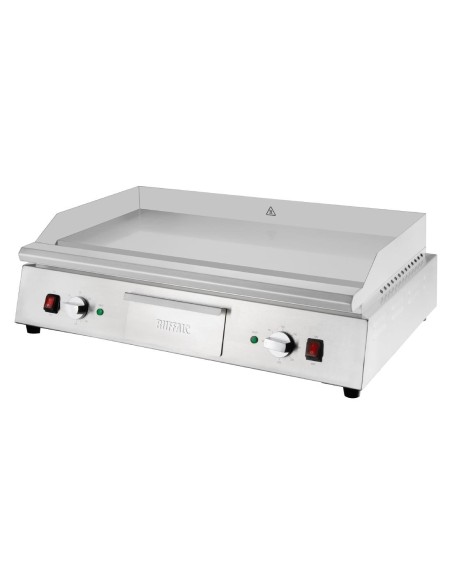 Plancha chromée double zone Buffalo 790 mm - 5 kW