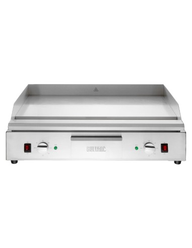 Plancha chromée double zone Buffalo 790 mm - 5 kW