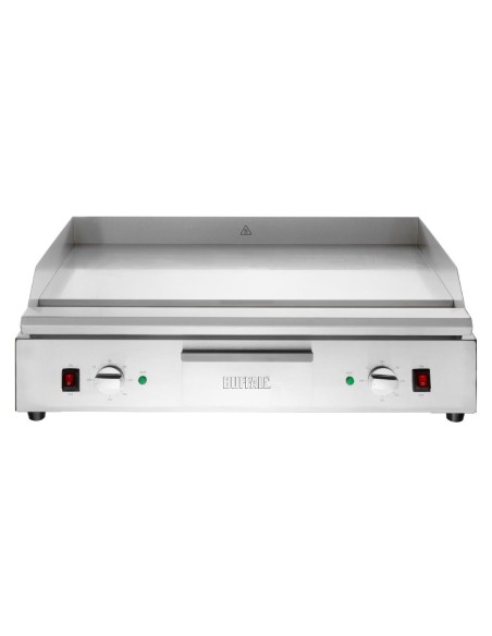 Plancha chromée double zone Buffalo 790 mm - 5 kW