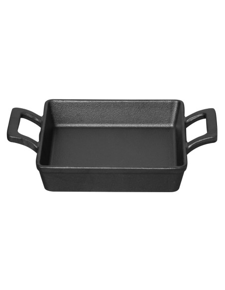 Plat carré en fonte Olympia 130x130 mm - service professionnel