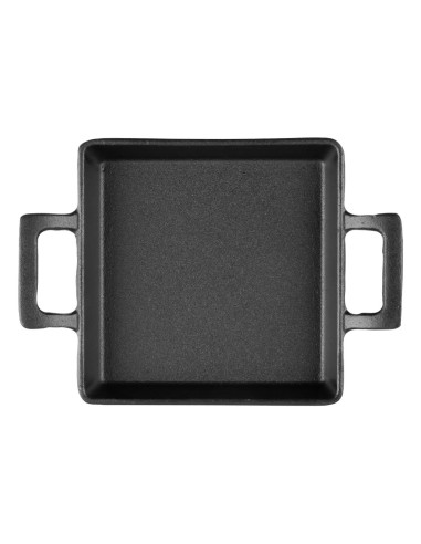 Plat carré en fonte Olympia 130x130 mm - service professionnel