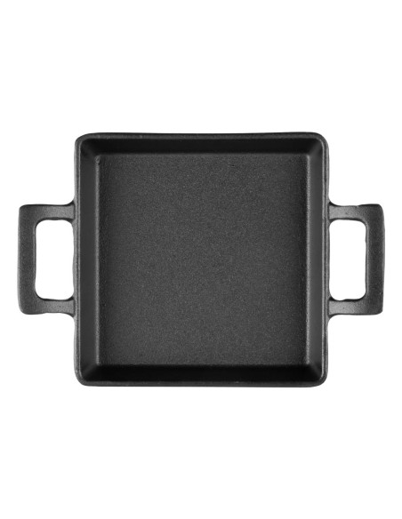 Plat carré en fonte Olympia 130x130 mm - service professionnel