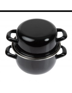 Marmite à moules Olympia 800ml - Noir 0,8L 2