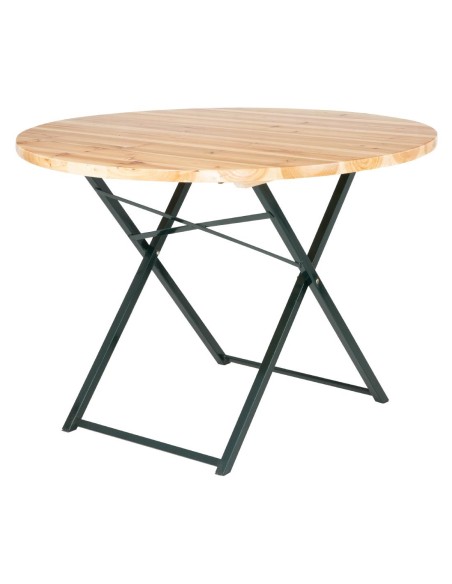 Ensemble brasserie Bolero table ronde + bancs - 1670x460mm