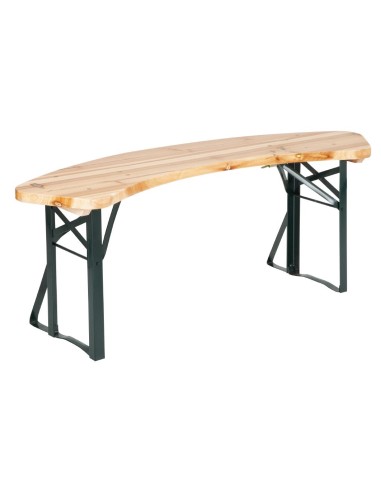 Ensemble brasserie Bolero table ronde + bancs - 1670x460mm