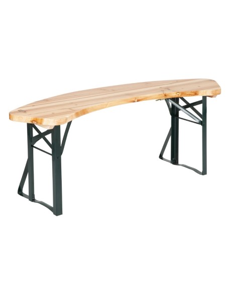 Ensemble brasserie Bolero table ronde + bancs - 1670x460mm