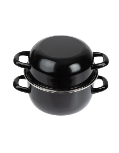 Marmite à moules Olympia 2 400ml - 2,4 L noir