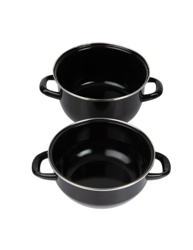 Marmite à moules Olympia 2 400ml - 2,4 L noir