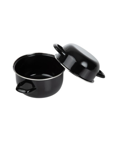 Marmite à moules Olympia 2 400ml - 2,4 L noir