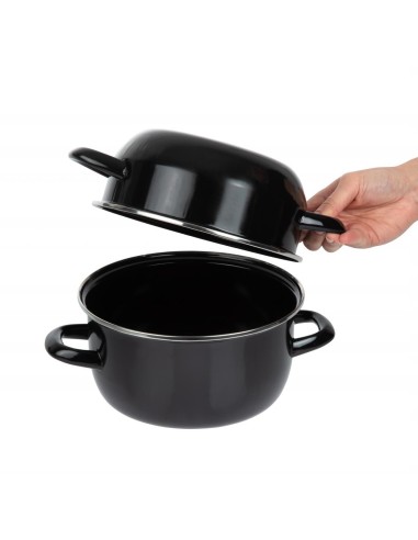 Marmite à moules Olympia 2 400ml - 2,4 L noir