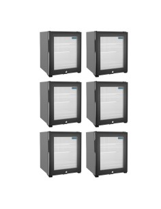 Mini-bar Polar Série G 29L - lot de 6 - silencieux et efficace