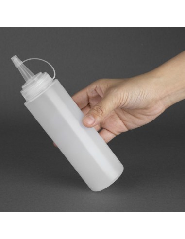 Distributeur de sauce Vogue 227 ml transparent - Polyéthylène souple