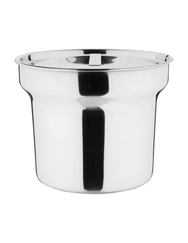 Pot à bain-marie rond Vogue 4 L - Inox