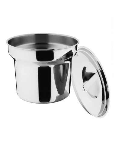 Pot à bain-marie rond Vogue 4 L - Inox