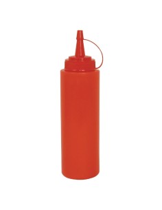 Distributeur de sauce Vogue 682ml rouge - pratique